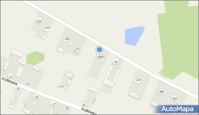 Kotłówka, Kotłówka, 30A, mapa Kotłówka