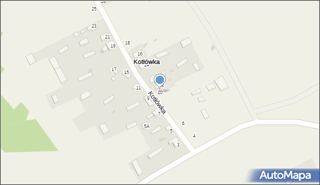 Kotłówka, Kotłówka, 10, mapa Kotłówka