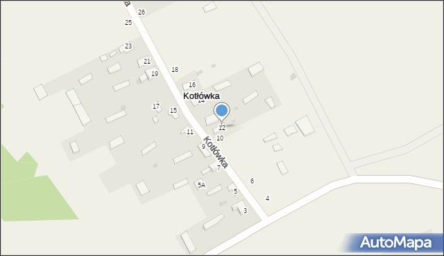 Kotłówka, Kotłówka, 12, mapa Kotłówka