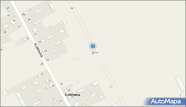 Kotłówka, Kotłówka, 20, mapa Kotłówka