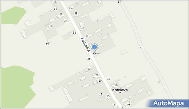 Kotłówka, Kotłówka, 26, mapa Kotłówka