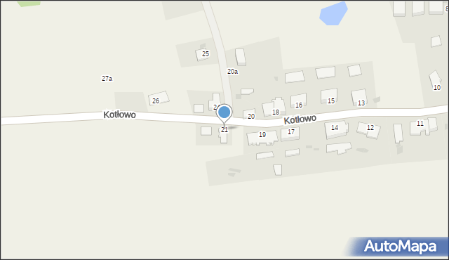 Kotłowo, Kotłowo, 21, mapa Kotłowo