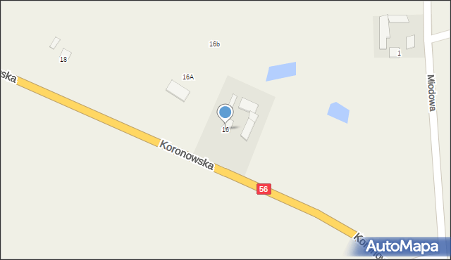 Kotomierz, Koronowska, 16, mapa Kotomierz