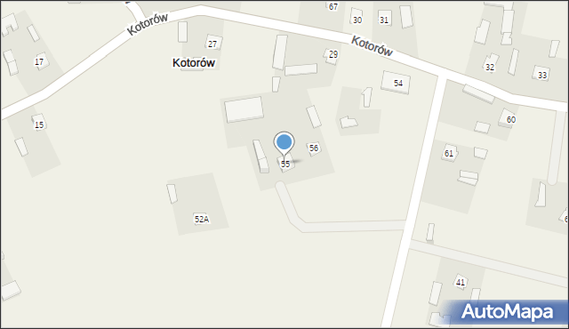 Kotorów, Kotorów, 55, mapa Kotorów