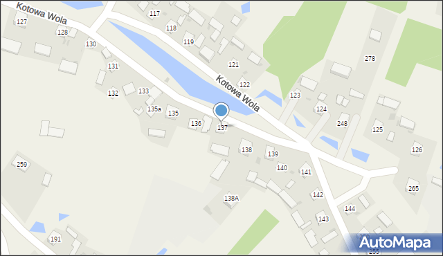 Kotowa Wola, Kotowa Wola, 137, mapa Kotowa Wola