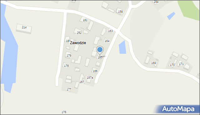 Kotowa Wola, Kotowa Wola, 165, mapa Kotowa Wola