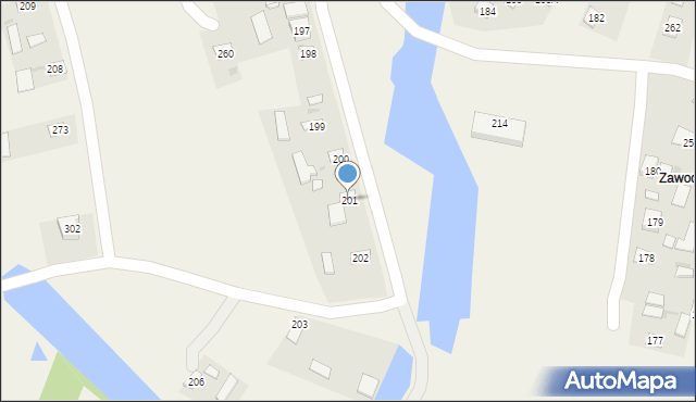 Kotowa Wola, Kotowa Wola, 201, mapa Kotowa Wola