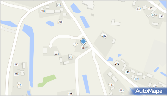 Kotowa Wola, Kotowa Wola, 211, mapa Kotowa Wola