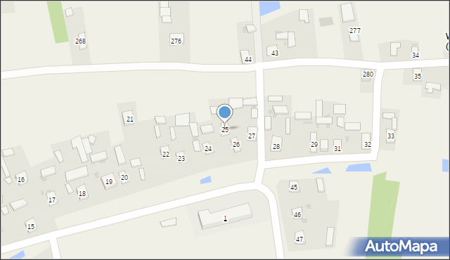 Kotowa Wola, Kotowa Wola, 25, mapa Kotowa Wola