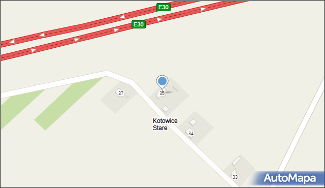 Kotowice, Kotowice, 35, mapa Kotowice