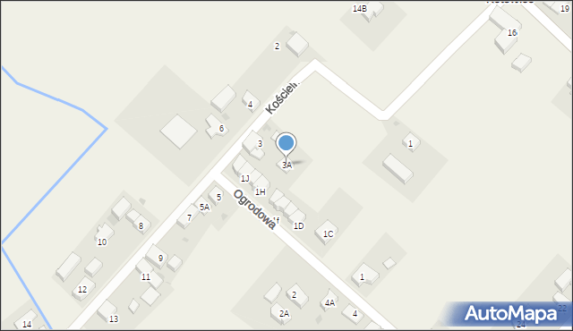 Kotowice, Kościelna, 3A, mapa Kotowice