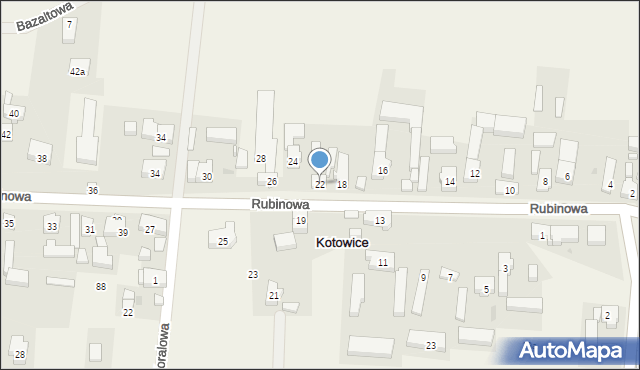 Kotowice, Kotowice, 28, mapa Kotowice