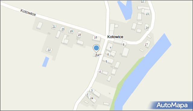 Kotowice, Kotowice, 16A, mapa Kotowice