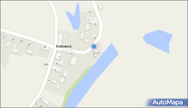 Kotowice, Kotowice, 17, mapa Kotowice