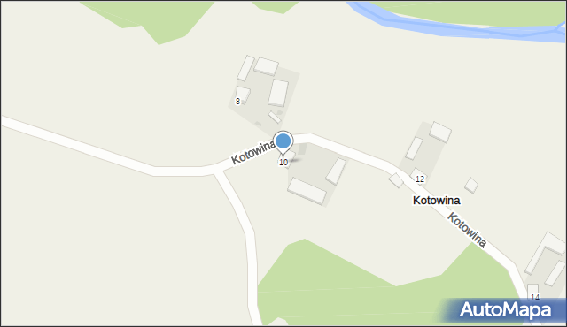 Kotowina, Kotowina, 10, mapa Kotowina