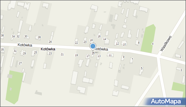 Kotówka, Kotówka, 15, mapa Kotówka