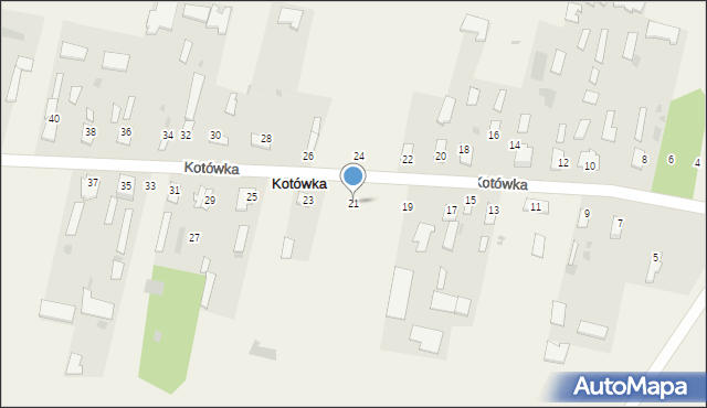 Kotówka, Kotówka, 21, mapa Kotówka