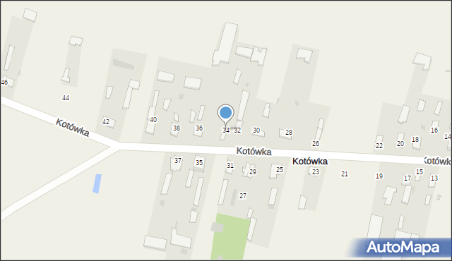 Kotówka, Kotówka, 34, mapa Kotówka