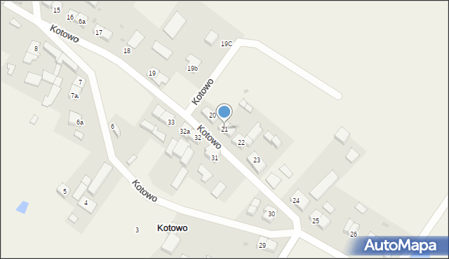 Kotowo, Kotowo, 21, mapa Kotowo