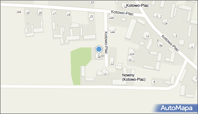 Kotowo-Plac, Kotowo-Plac, 14, mapa Kotowo-Plac