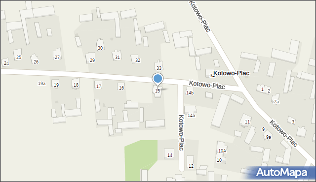 Kotowo-Plac, Kotowo-Plac, 15, mapa Kotowo-Plac