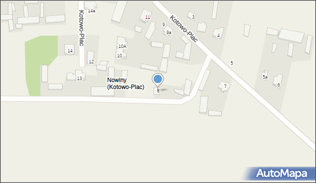 Kotowo-Plac, Kotowo-Plac, 8, mapa Kotowo-Plac