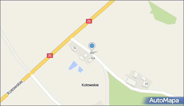 Kotowskie, Kotowskie, 32b, mapa Kotowskie