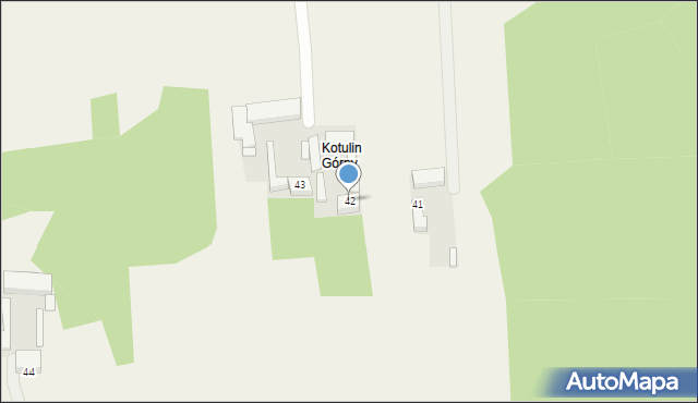Kotulin, Kotulin, 42, mapa Kotulin
