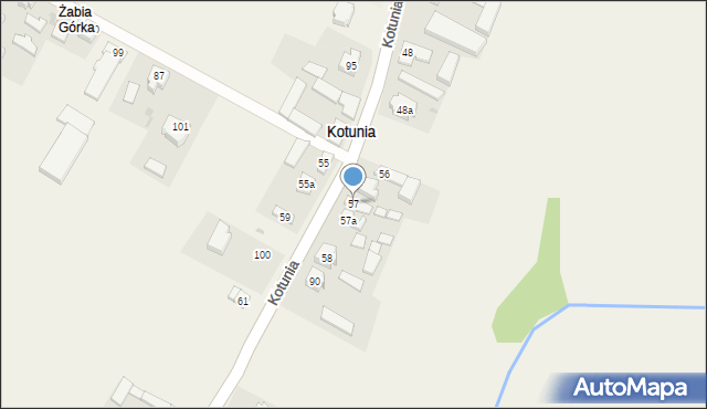 Kotunia, Kotunia, 57, mapa Kotunia