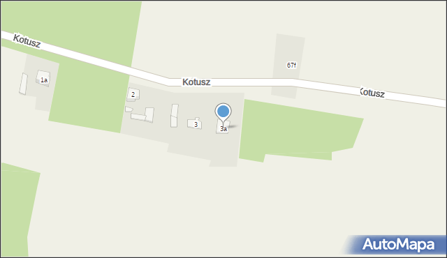 Kotusz, Kotusz, 3a, mapa Kotusz