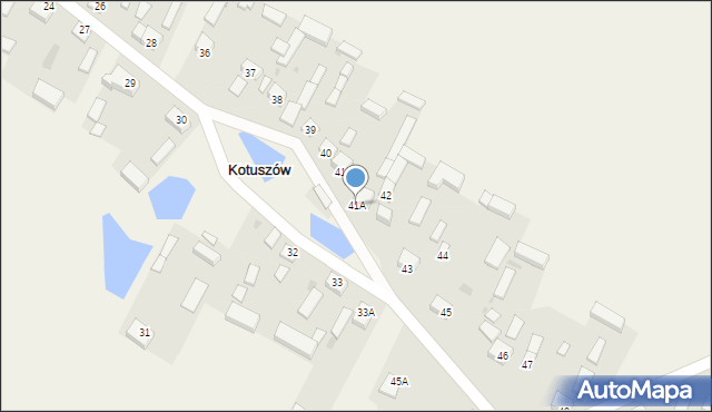 Kotuszów, Kotuszów, 41A, mapa Kotuszów