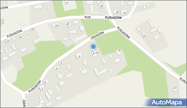 Kotuszów, Kotuszów, 7, mapa Kotuszów