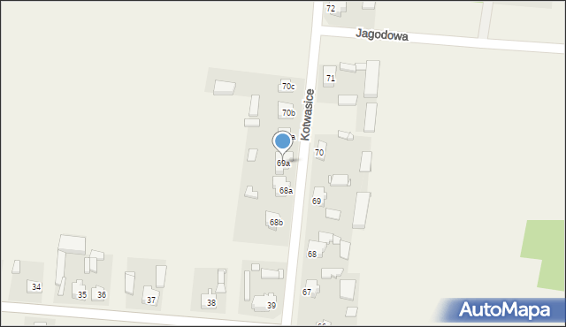 Kotwasice, Kotwasice, 69a, mapa Kotwasice