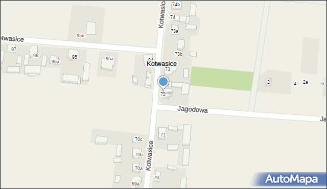 Kotwasice, Kotwasice, 72, mapa Kotwasice
