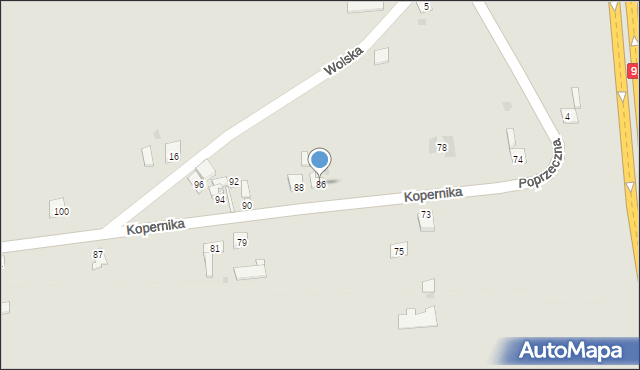 Kowal, Kopernika Mikołaja, 86, mapa Kowal