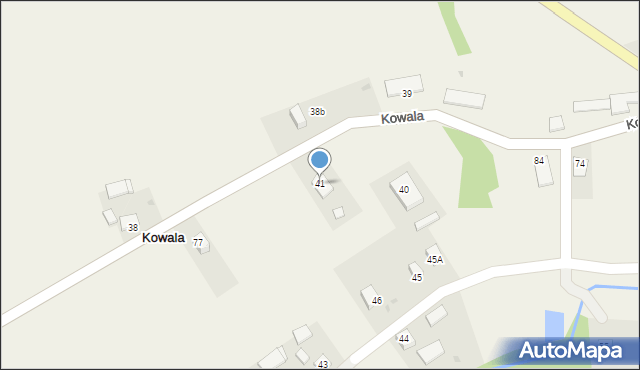 Kowala, Kowala, 41, mapa Kowala