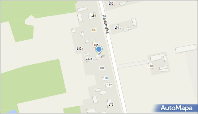 Kowala-Stępocina, Kowala-Kolonia, 17, mapa Kowala-Stępocina