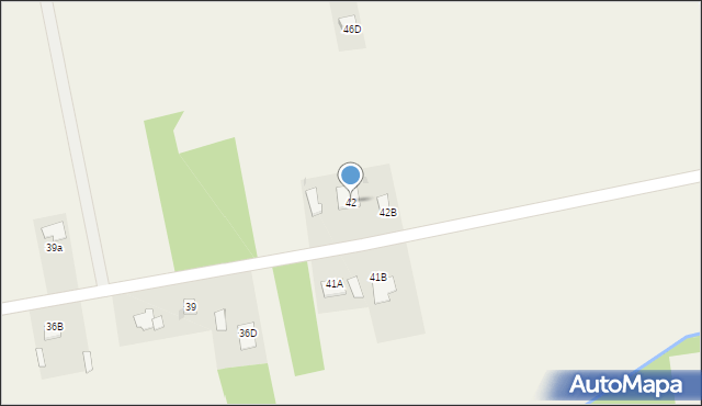 Kowala-Stępocina, Kowala-Kolonia, 42, mapa Kowala-Stępocina
