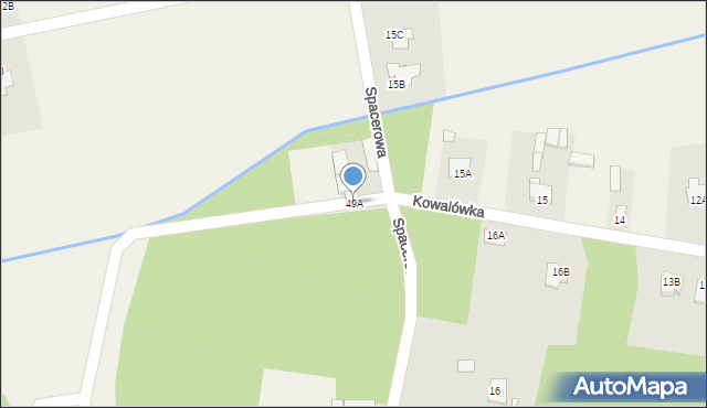 Kowala-Stępocina, Kowala-Kolonia, 49A, mapa Kowala-Stępocina