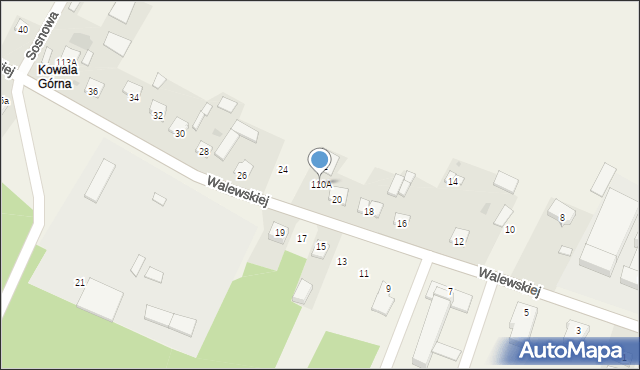 Kowala-Stępocina, Kowala-Stępocina, 110A, mapa Kowala-Stępocina