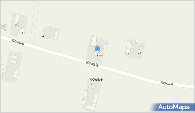 Kowale, Kowale, 3, mapa Kowale