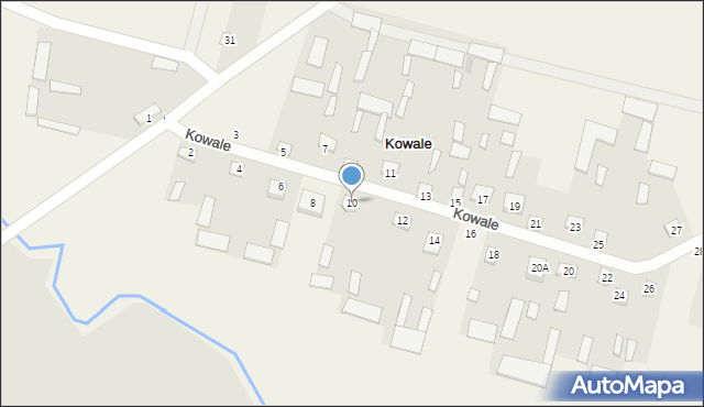 Kowale, Kowale, 10, mapa Kowale