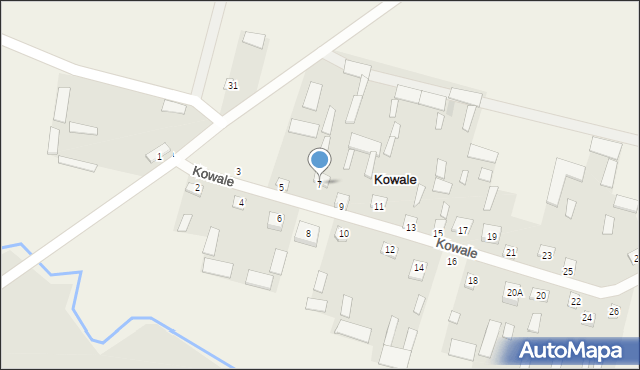 Kowale, Kowale, 7, mapa Kowale