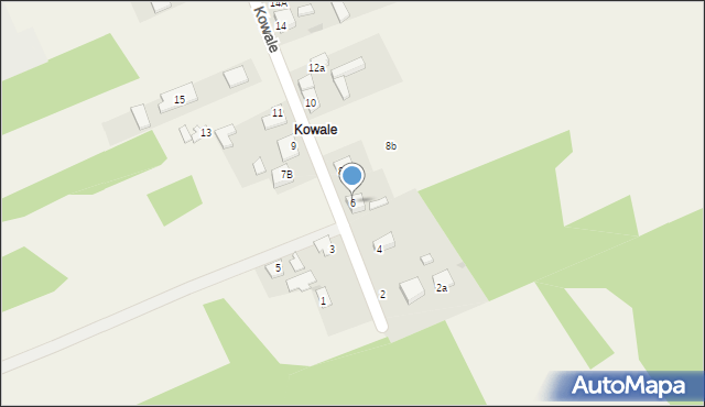 Kowale, Kowale, 6, mapa Kowale