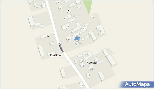 Kowale, Kowale, 14, mapa Kowale