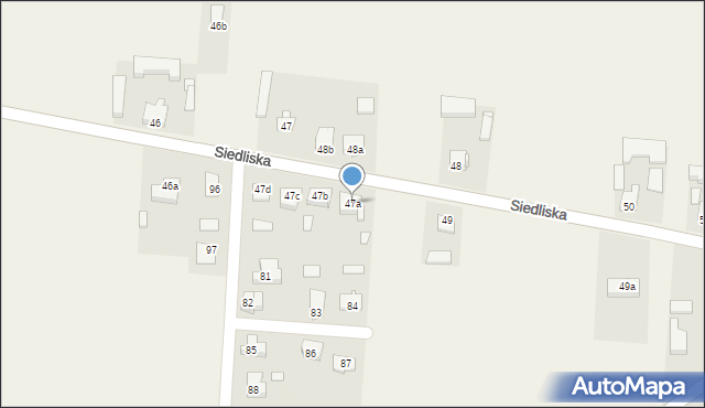 Kowale Pańskie-Kolonia, Kowale Pańskie-Kolonia, 47a, mapa Kowale Pańskie-Kolonia