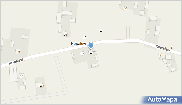 Kowalew, Kowalew, 12, mapa Kowalew