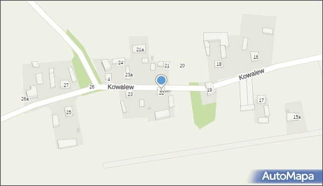 Kowalew, Kowalew, 22, mapa Kowalew
