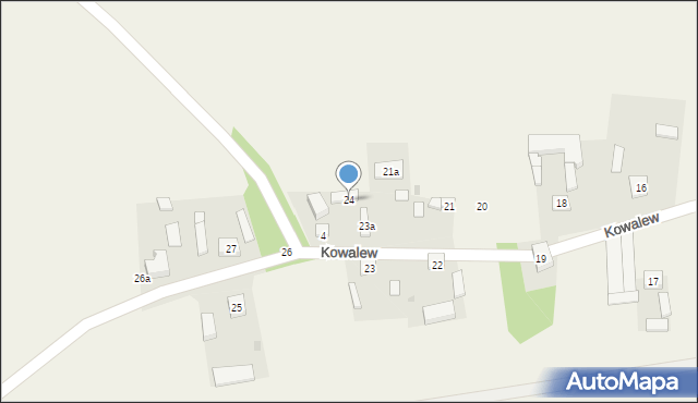 Kowalew, Kowalew, 24, mapa Kowalew