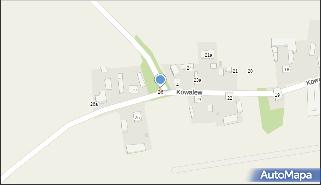 Kowalew, Kowalew, 26, mapa Kowalew